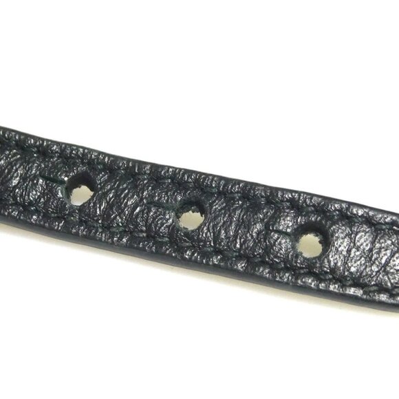 FENDI Bracelet Black/Gold Leather/Metal - r10573g - Picture 4 of 10